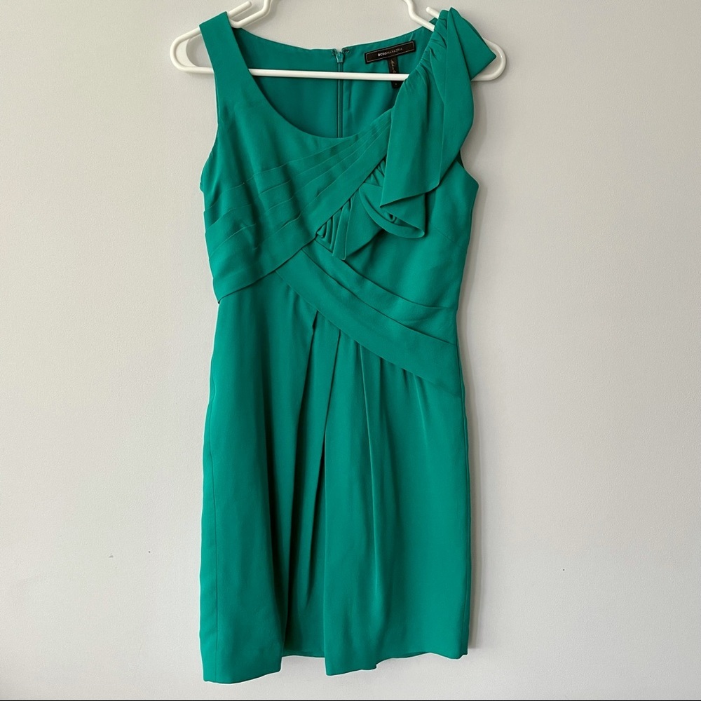 SALE‼️ BCBG silk cocktail dress in EUC - Picture 1 of 4